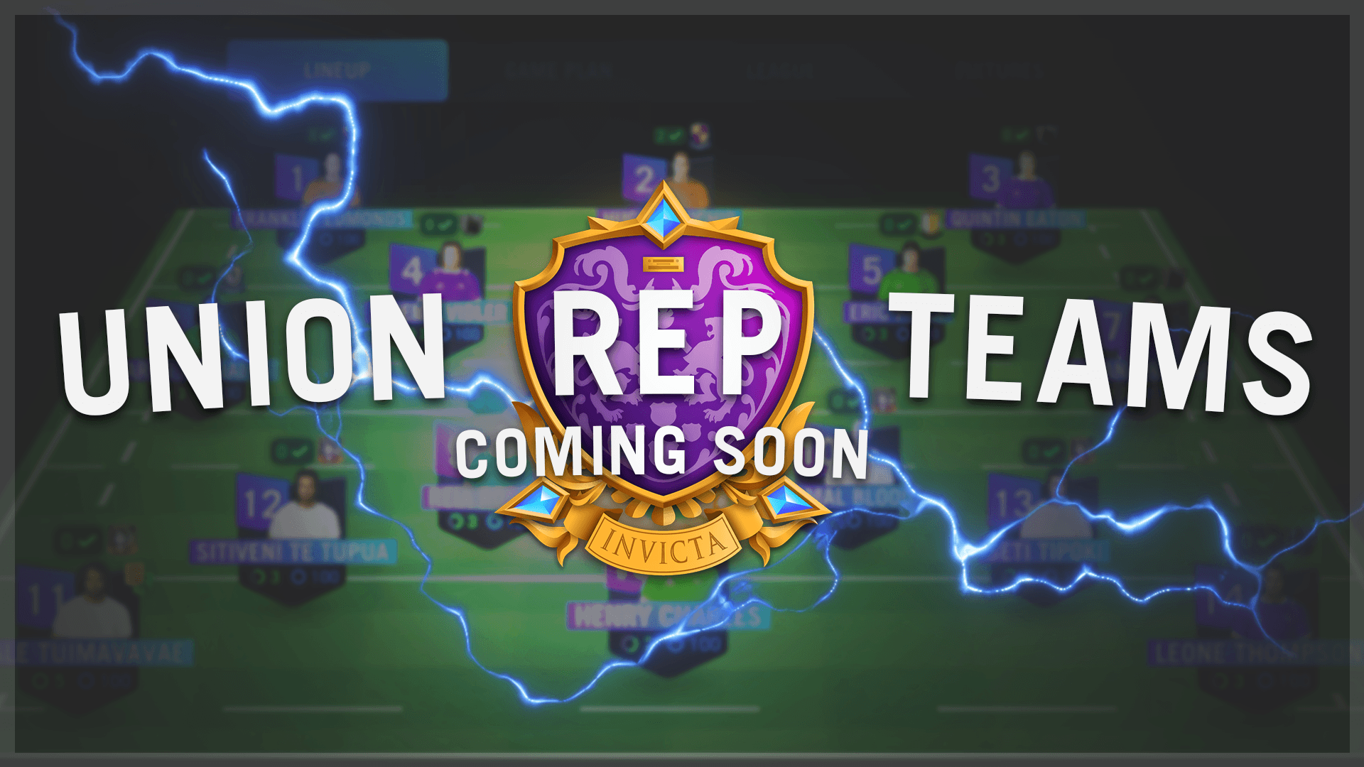 Rep Teams Announcement